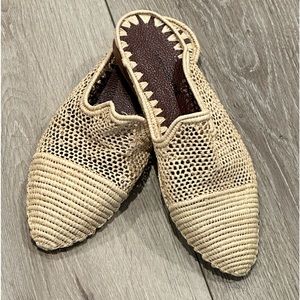 Raffia sandal